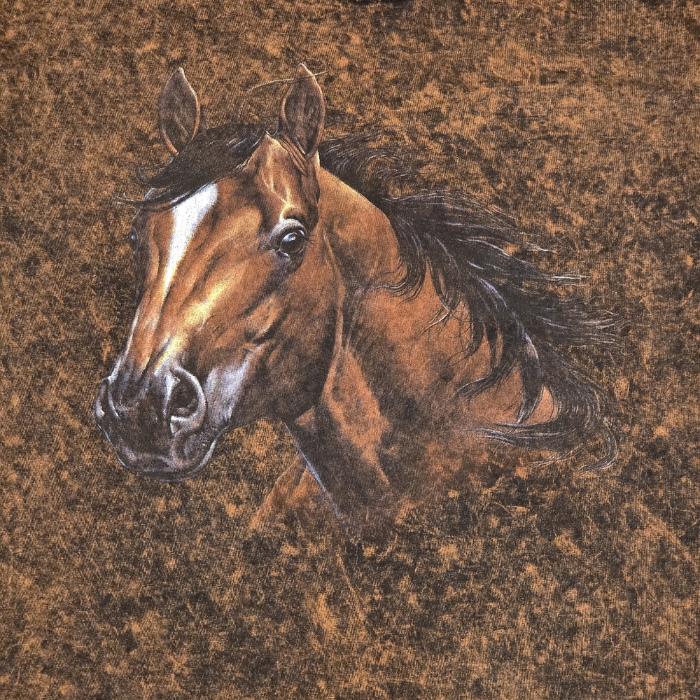 Vintage Habitat Y2K Horse Shirt Size Large **see Description** - Picture 2 of 2